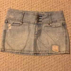 Bongo jean mini skirt